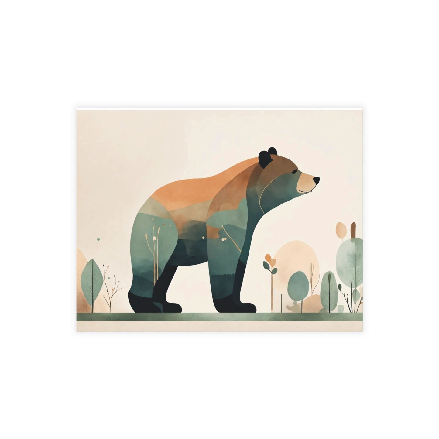 Bear Blue Postcard Bundles (envelopes not included)