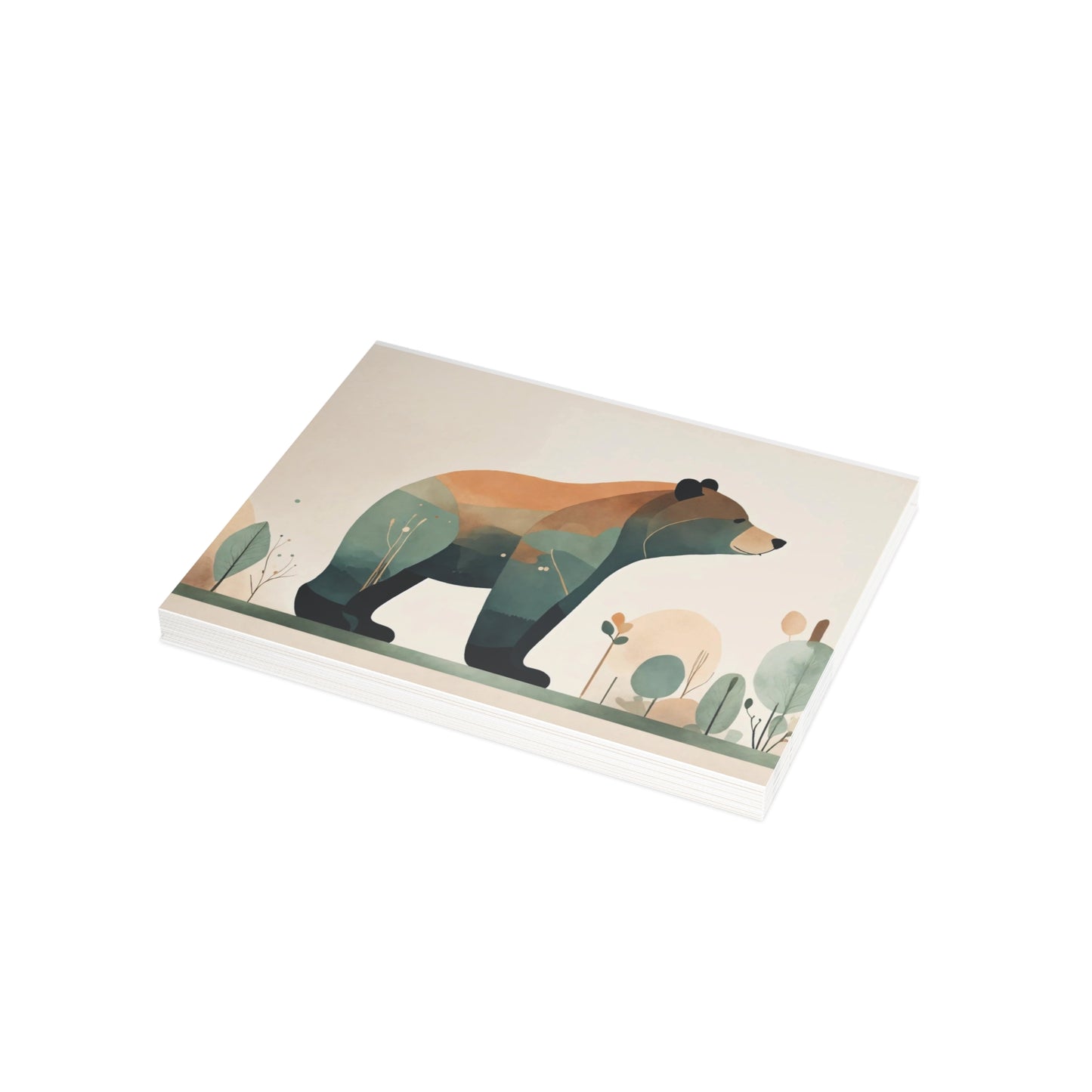 Bear Blue Postcard Bundles (envelopes not included)