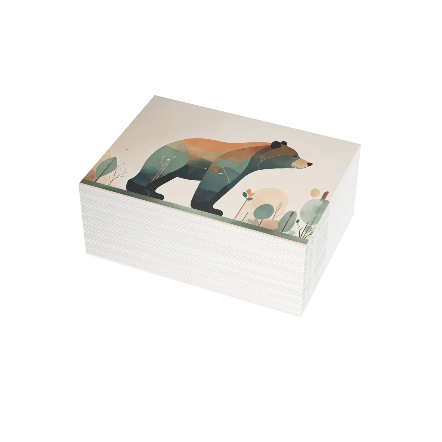 Bear Blue Postcard Bundles (envelopes not included)