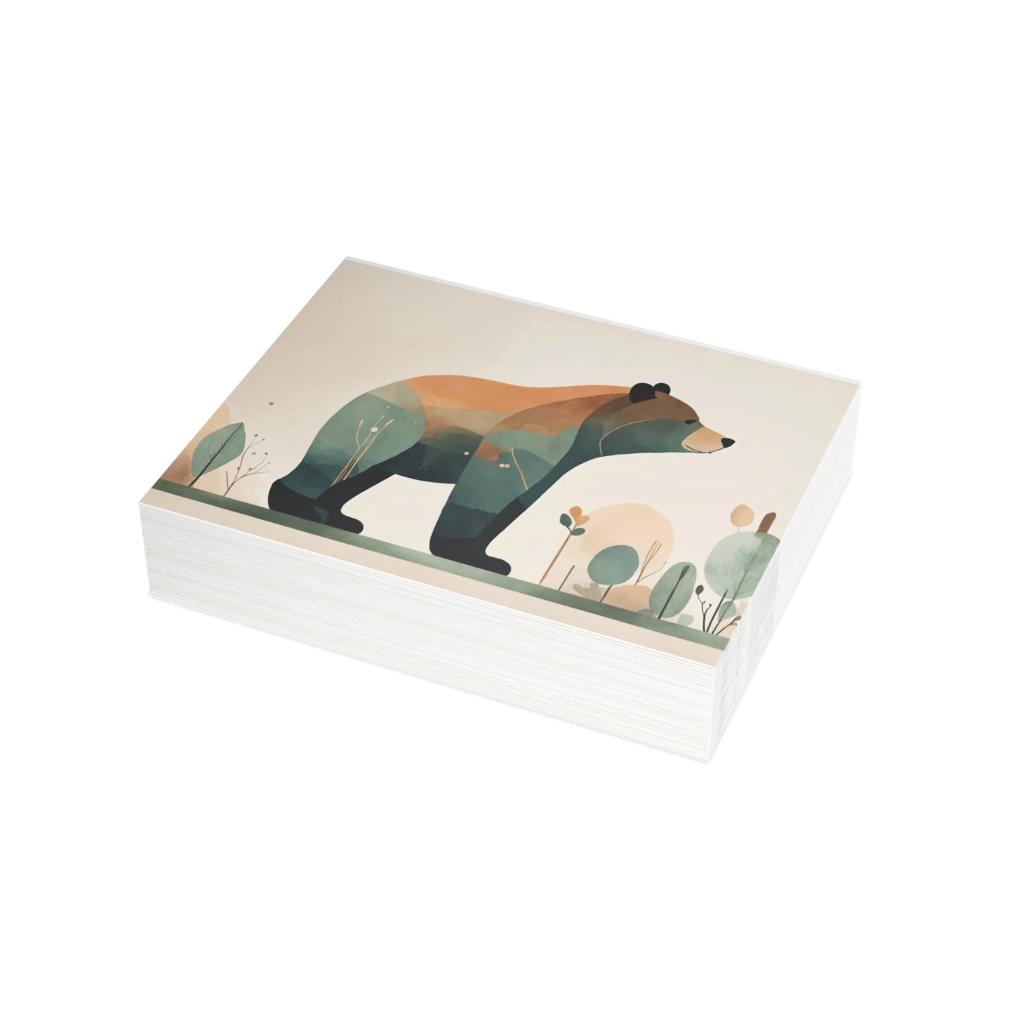 Bear Blue Postcard Bundles (envelopes not included)