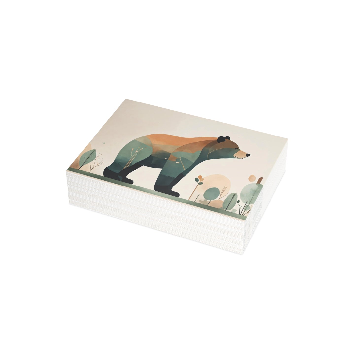 Bear Blue Postcard Bundles (envelopes not included)