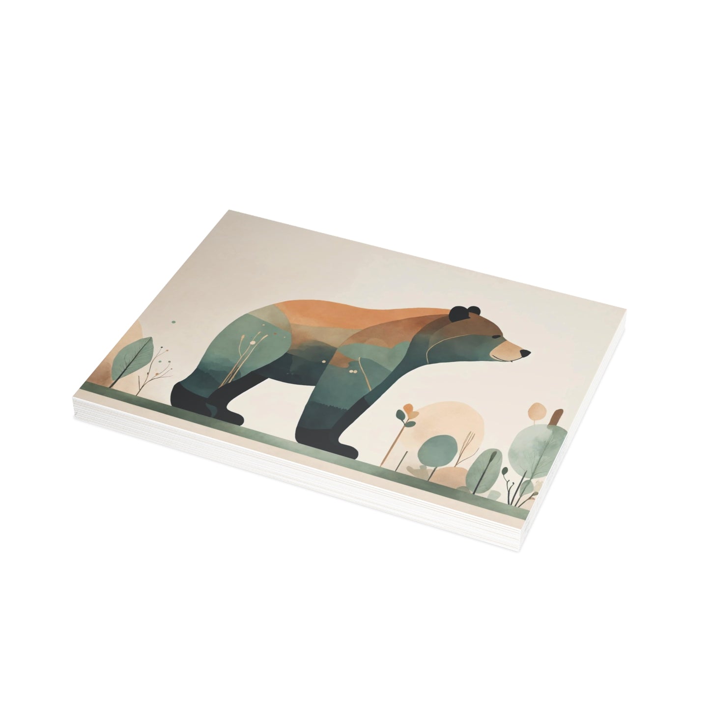 Bear Blue Postcard Bundles (envelopes not included)