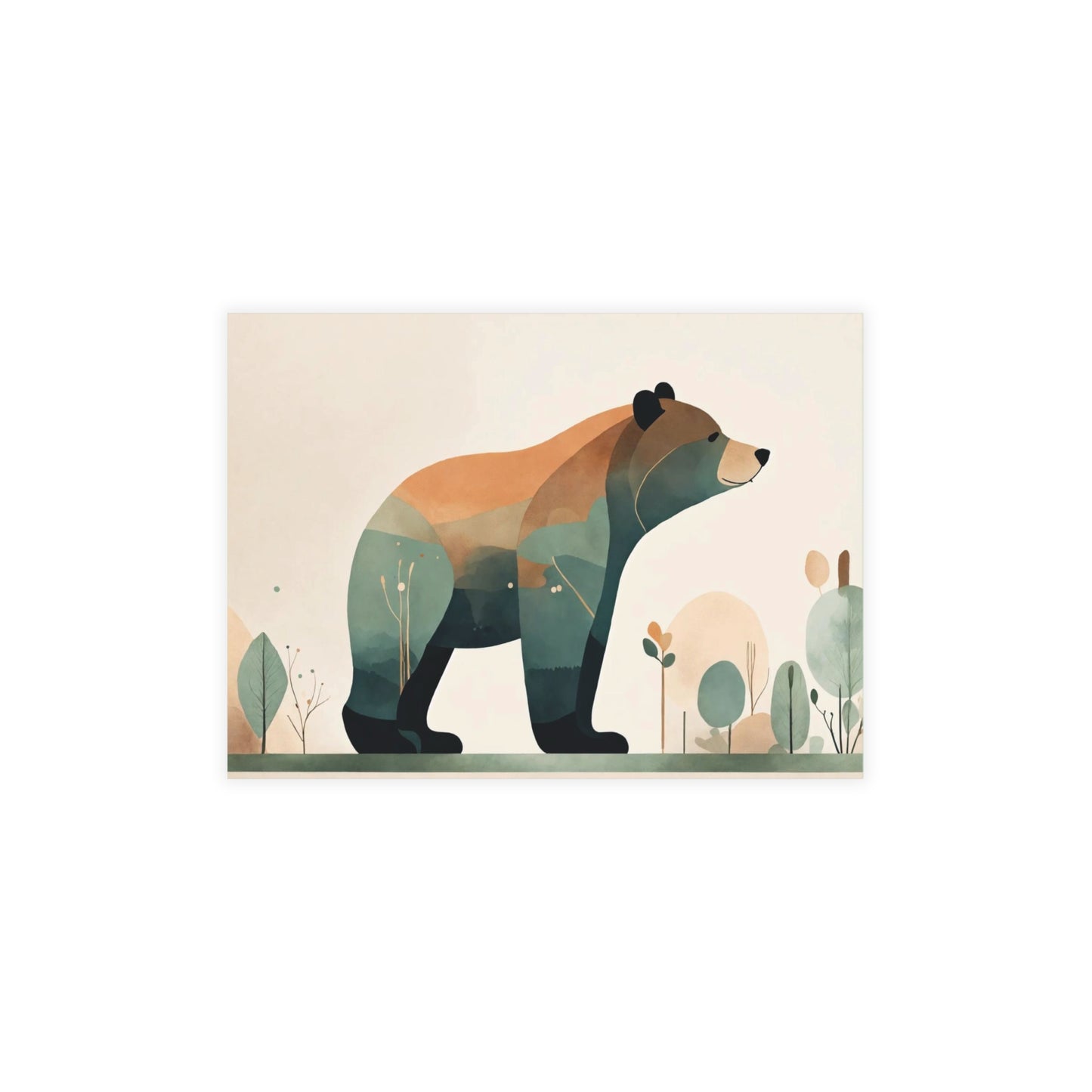 Bear Blue Postcard Bundles (envelopes not included)