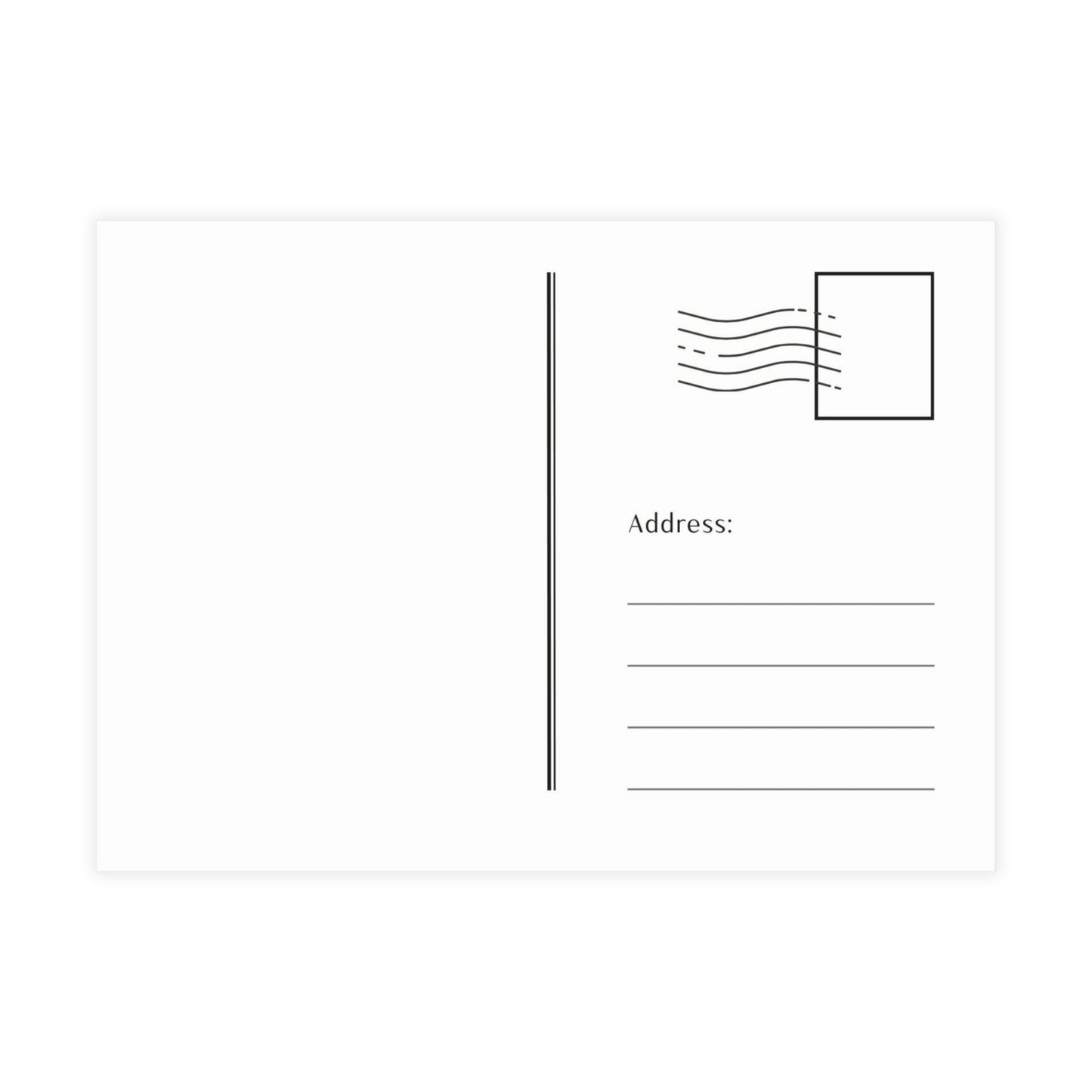 Bear Blue Postcard Bundles (envelopes not included)