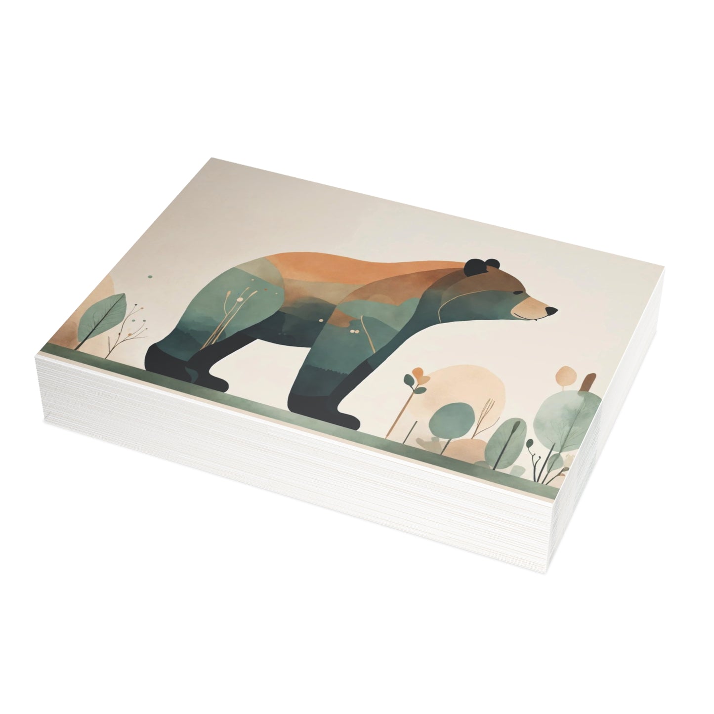 Bear Blue Postcard Bundles (envelopes not included)