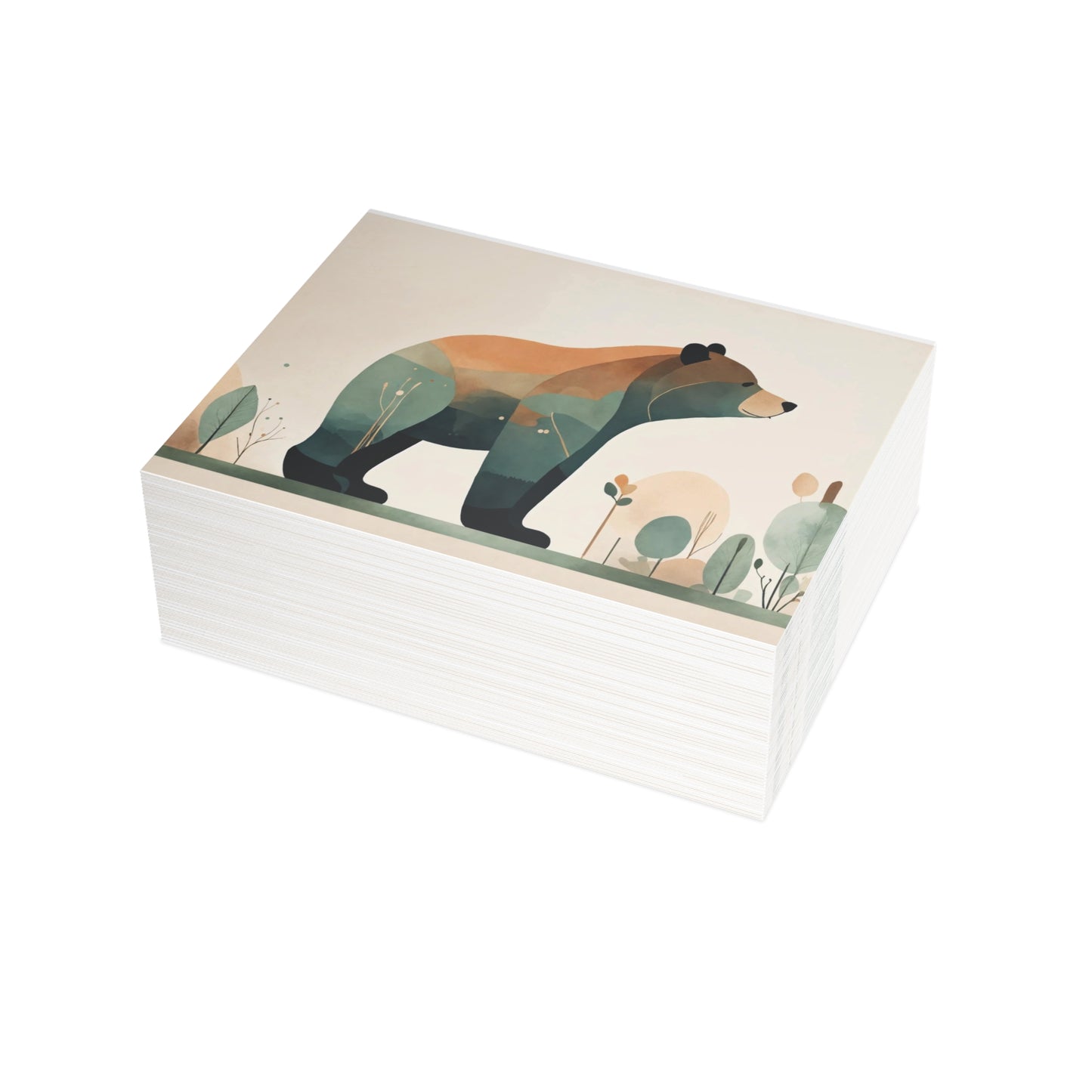 Bear Blue Postcard Bundles (envelopes not included)