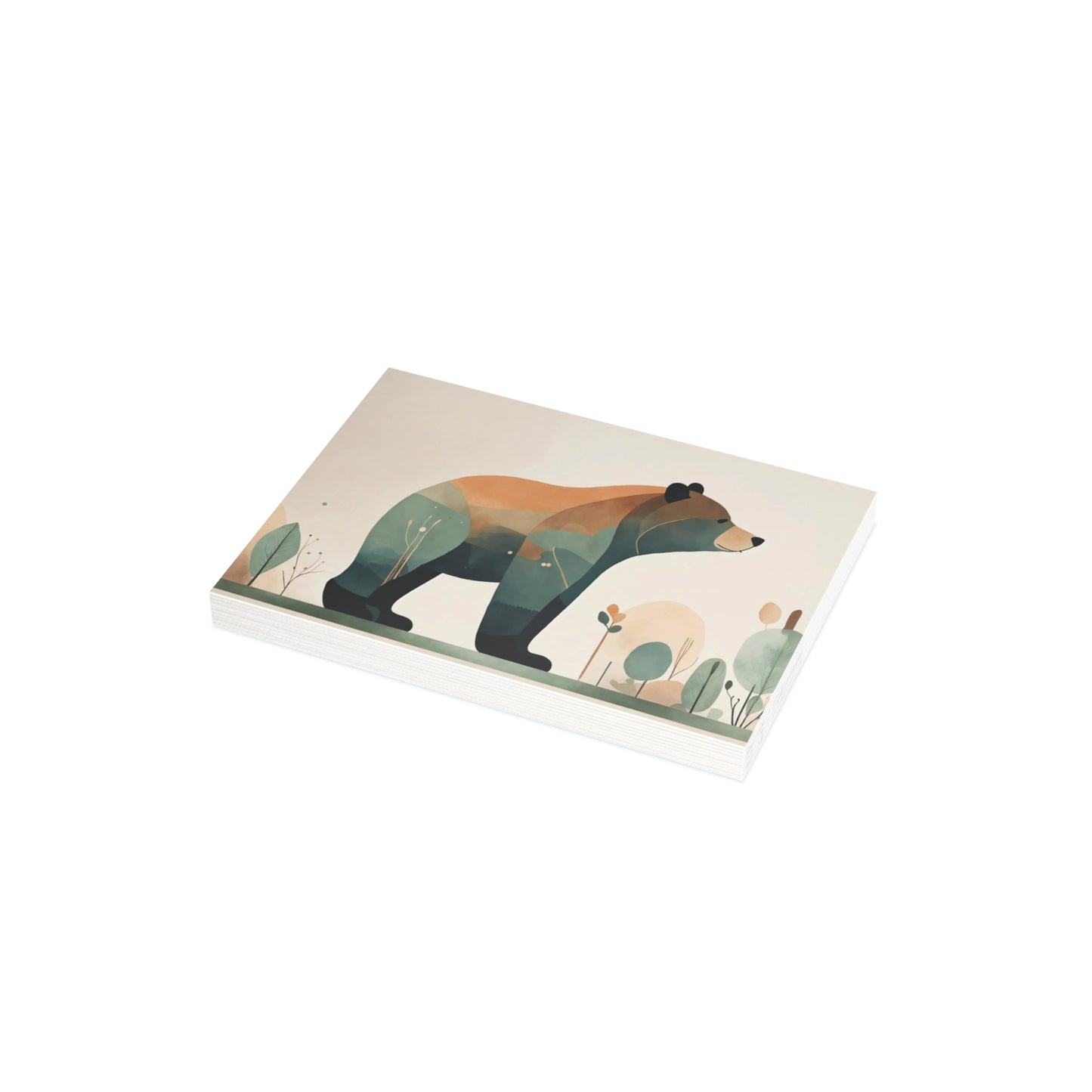 Bear Blue Postcard Bundles (envelopes not included)