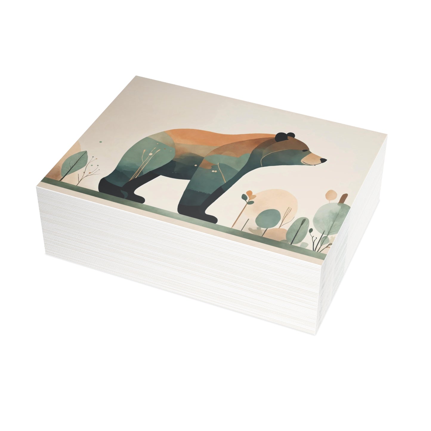 Bear Blue Postcard Bundles (envelopes not included)