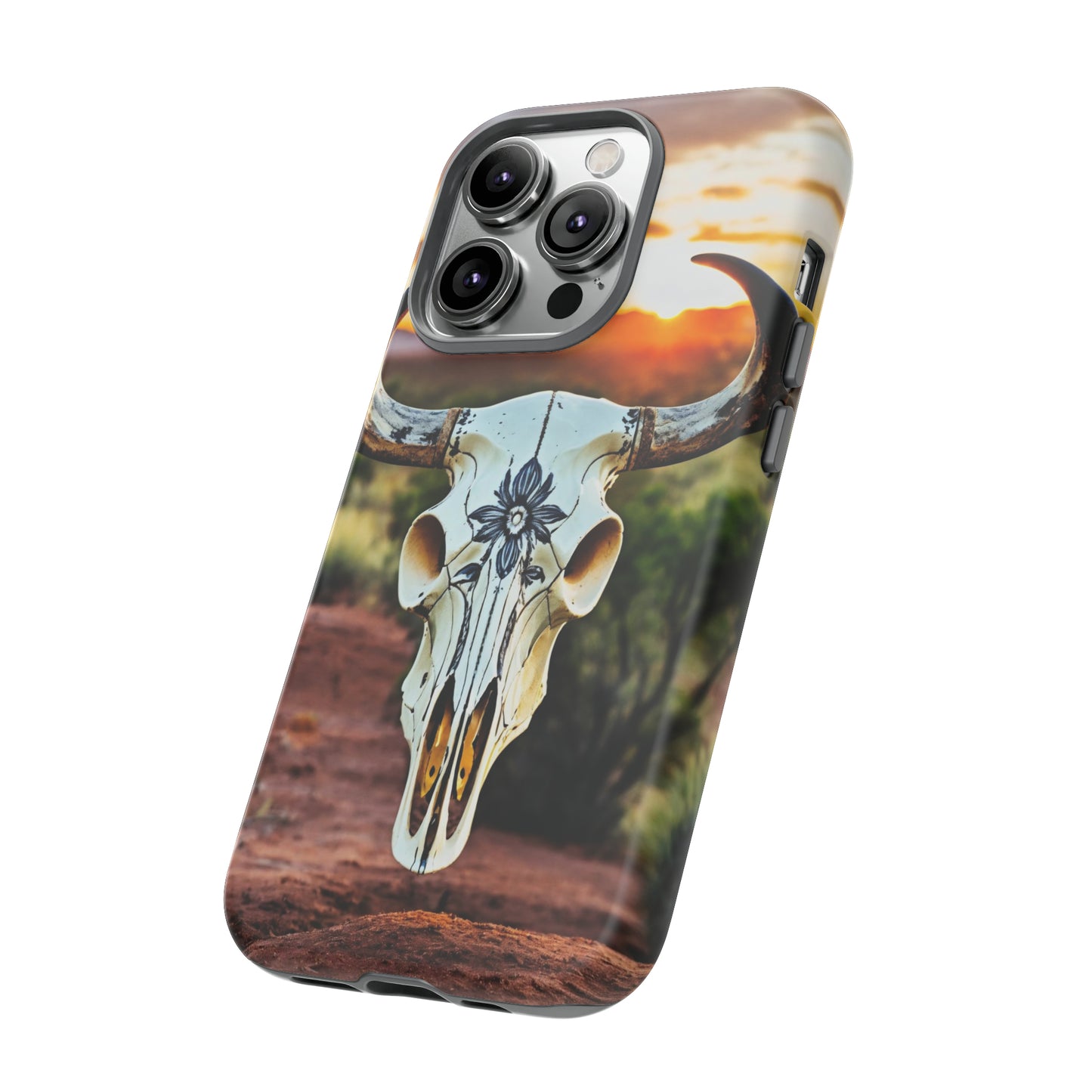 iPhone Cases - Cow Skull