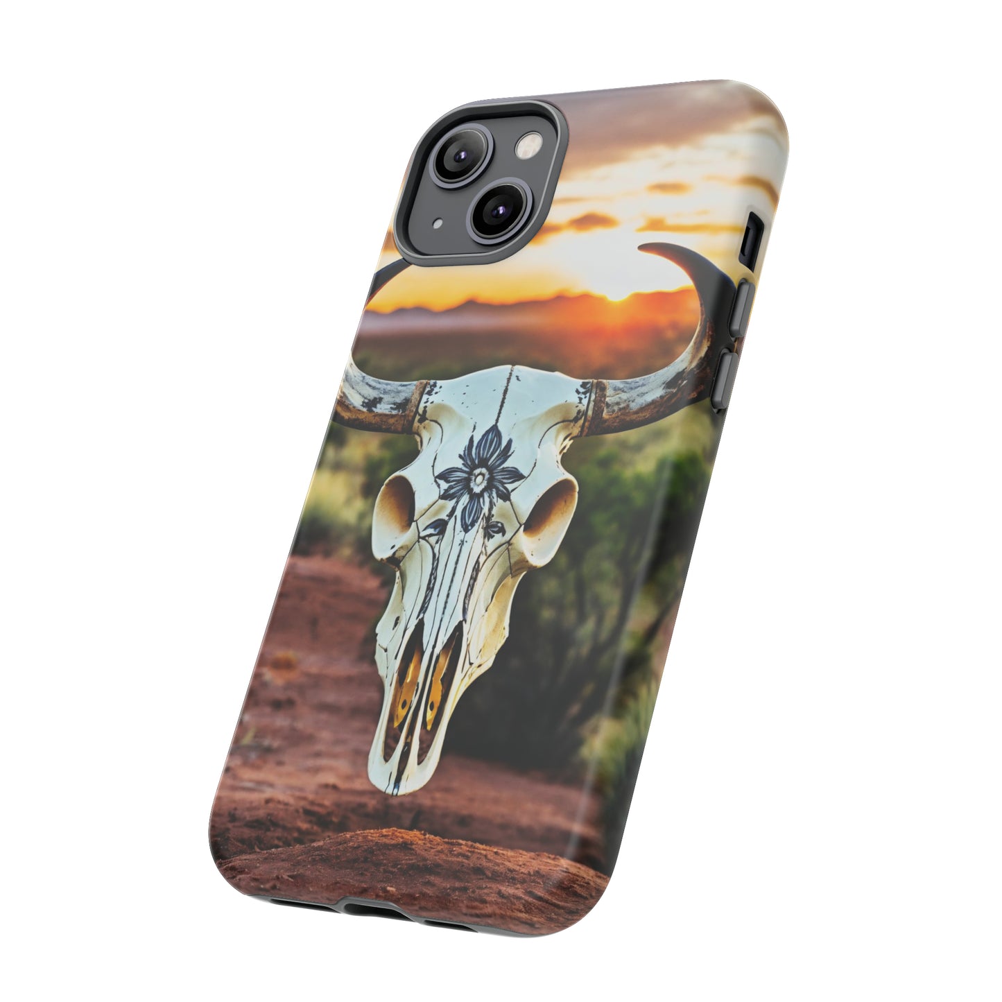 iPhone Cases - Cow Skull