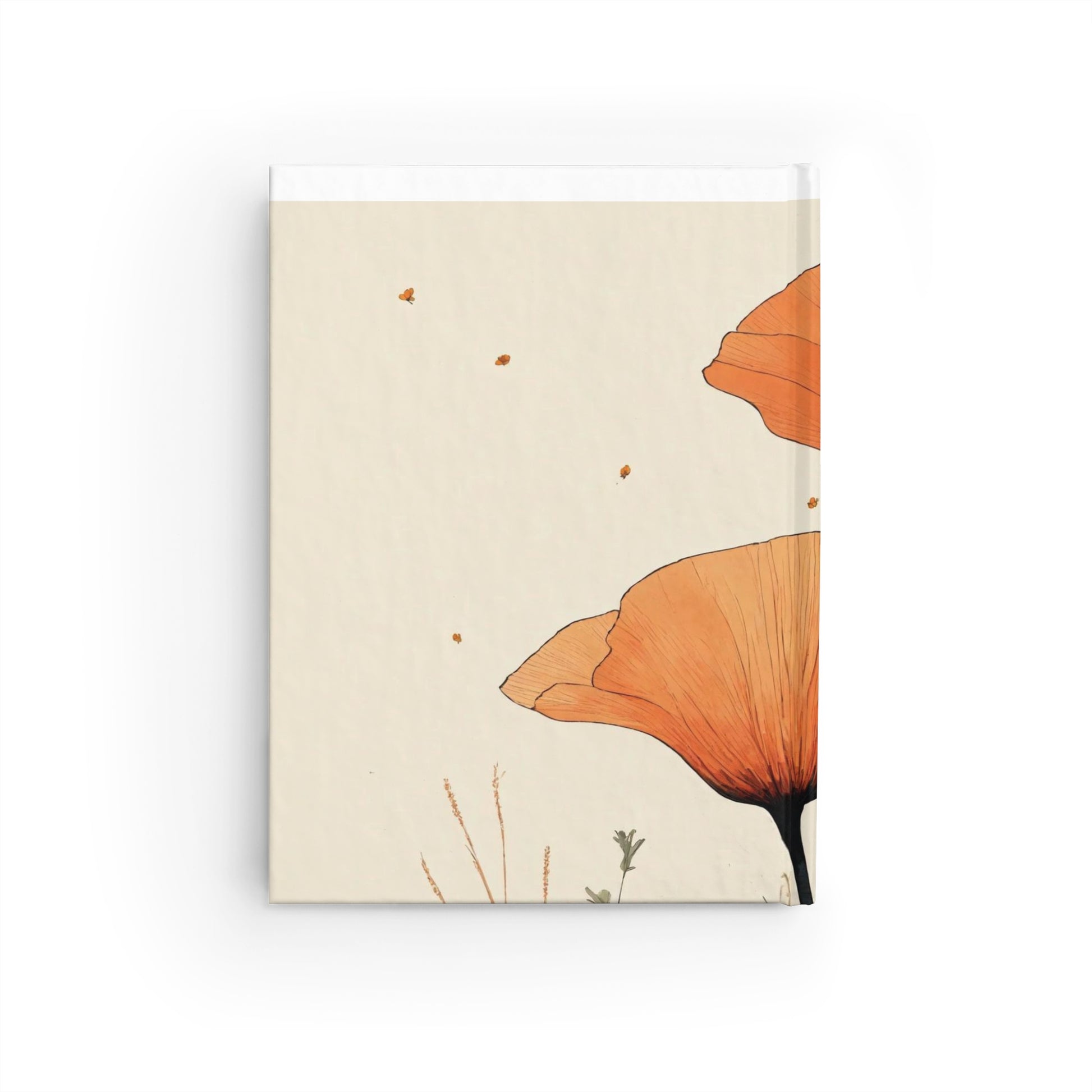 California Poppy hardcover back cover