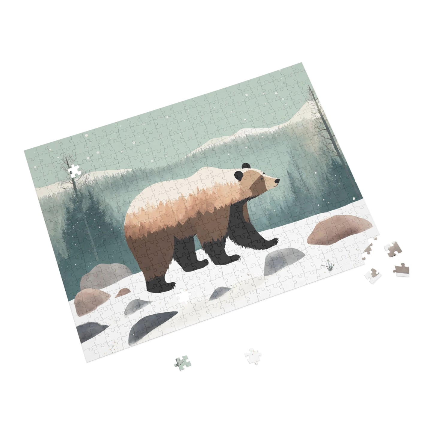 Bear in the Forest Puzzle (96, 252, 500, 1000-Piece)