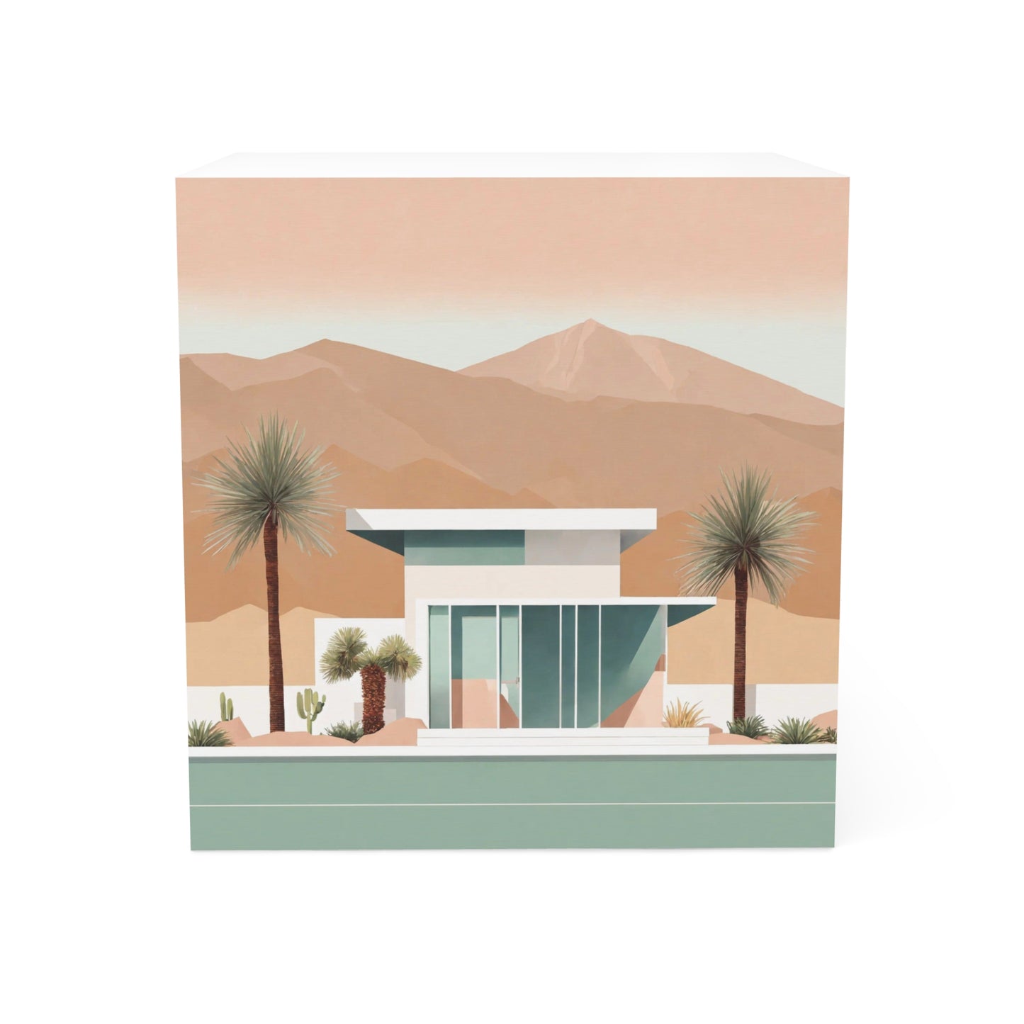 Desert Dwelling Note Cube