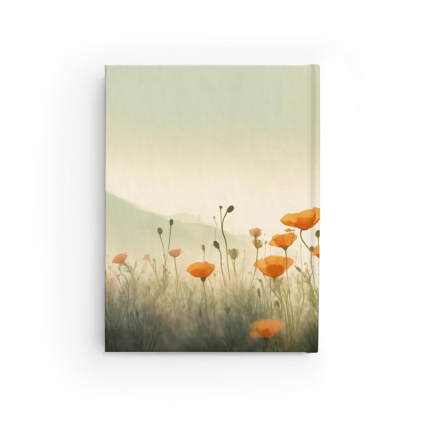 Poppies in the Mist Journal - Blank