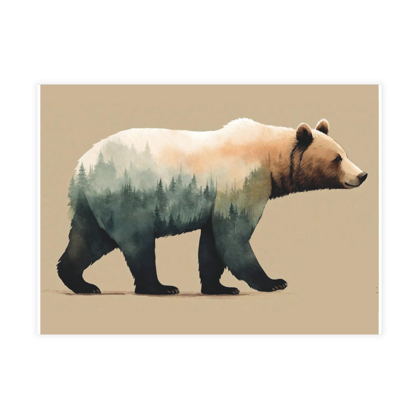 Bear of the Forest Postcard Bundles (envelopes not included)