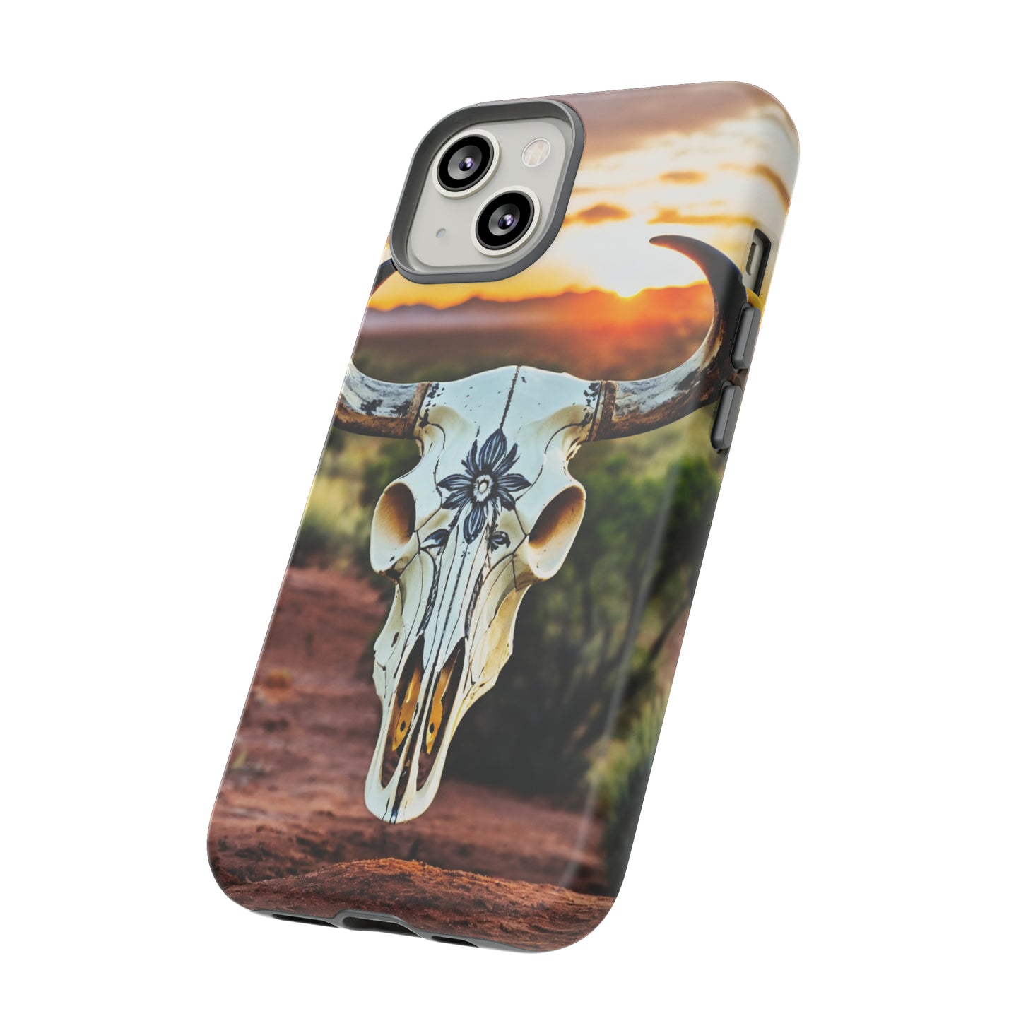 iPhone Cases - Cow Skull