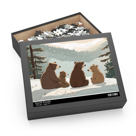 Bear Family Fun Puzzle (120, 252, 500-Piece)