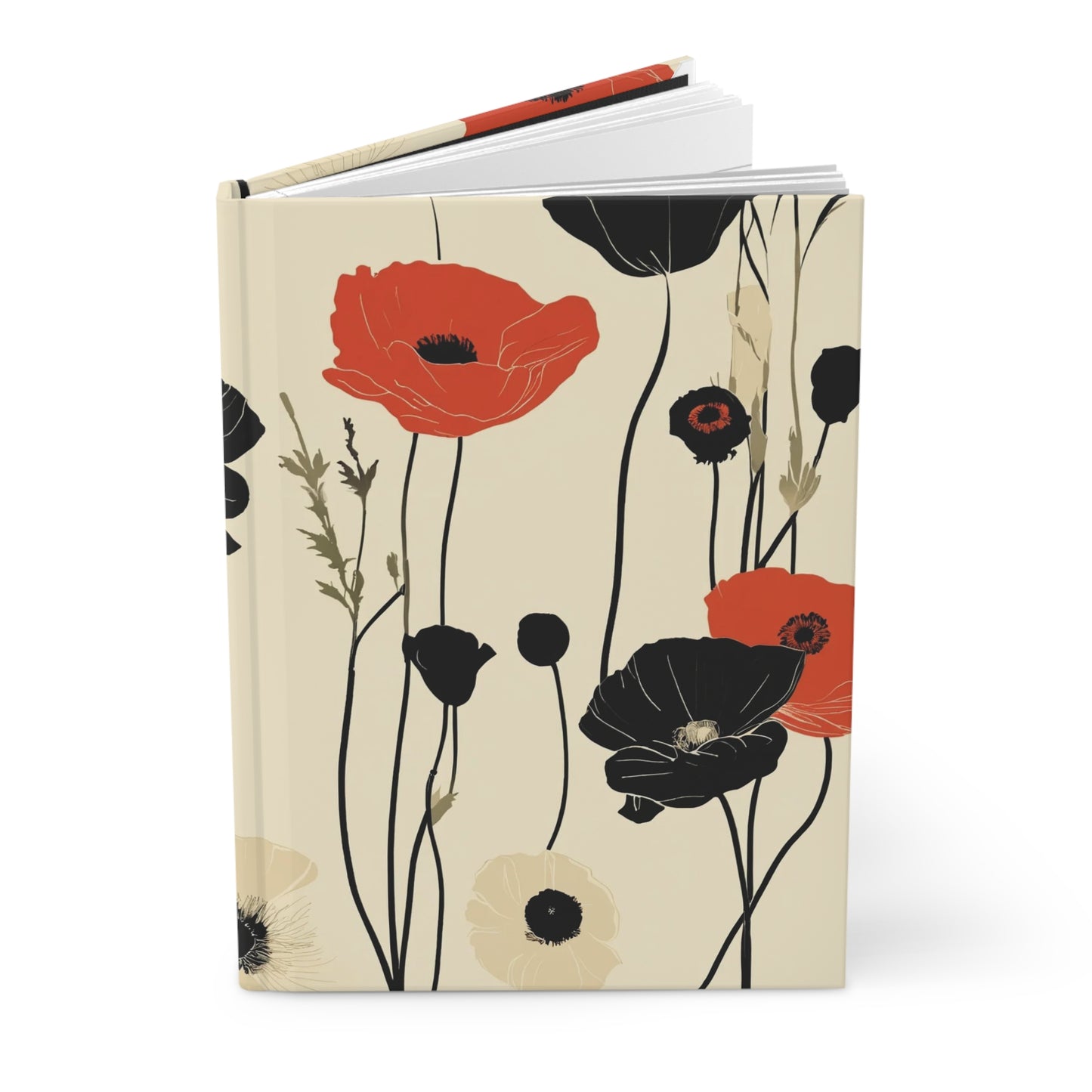 California Poppies - Hardcover Journal Matte