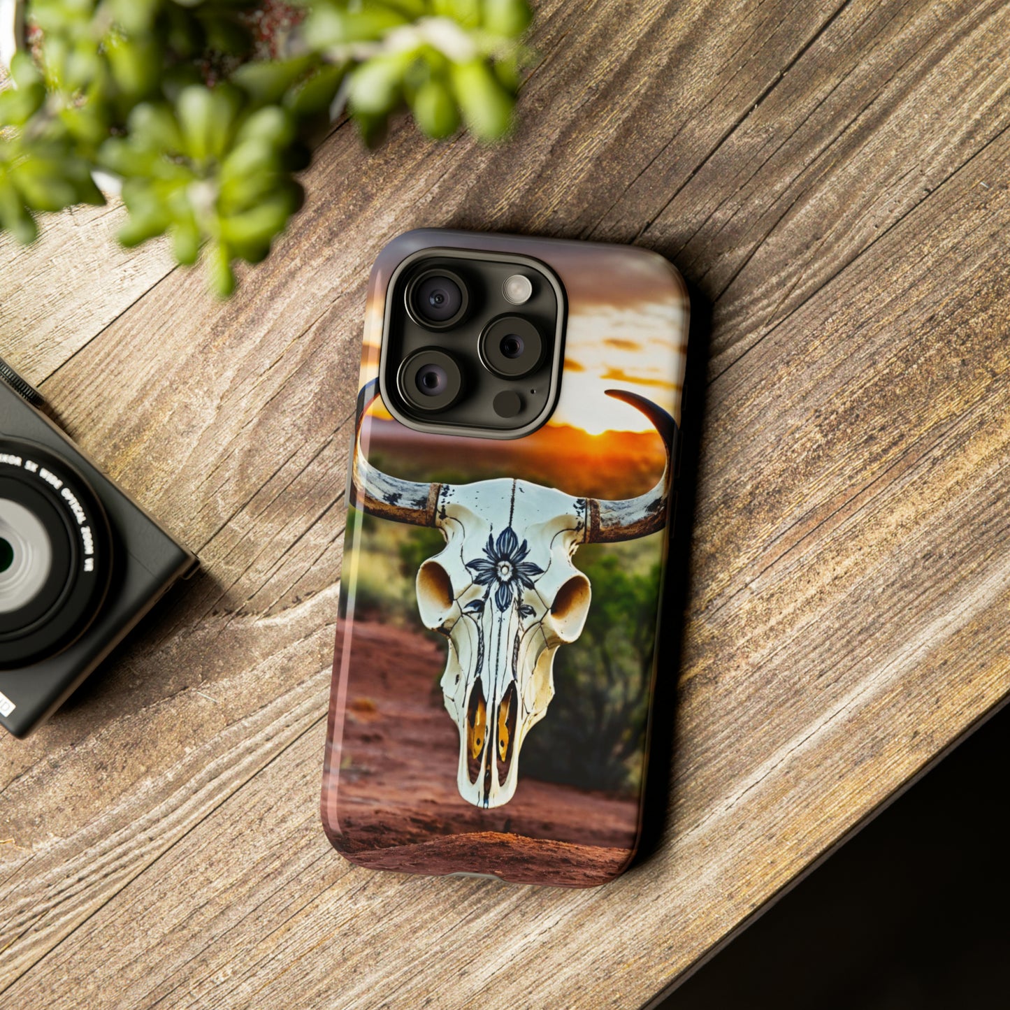 iPhone Cases - Cow Skull