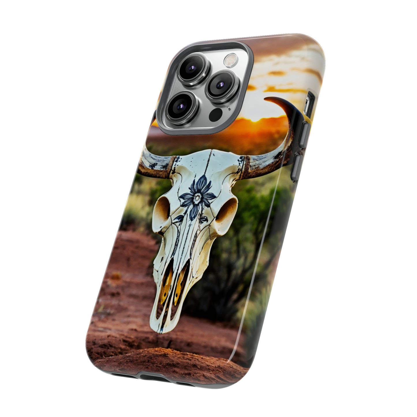 iPhone Cases - Cow Skull