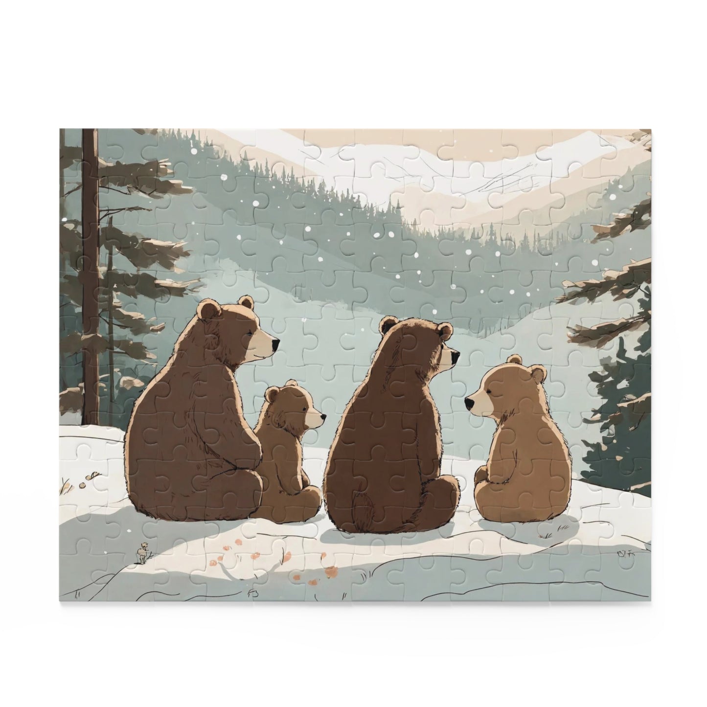 Bear Family Fun Puzzle (120, 252, 500-Piece)