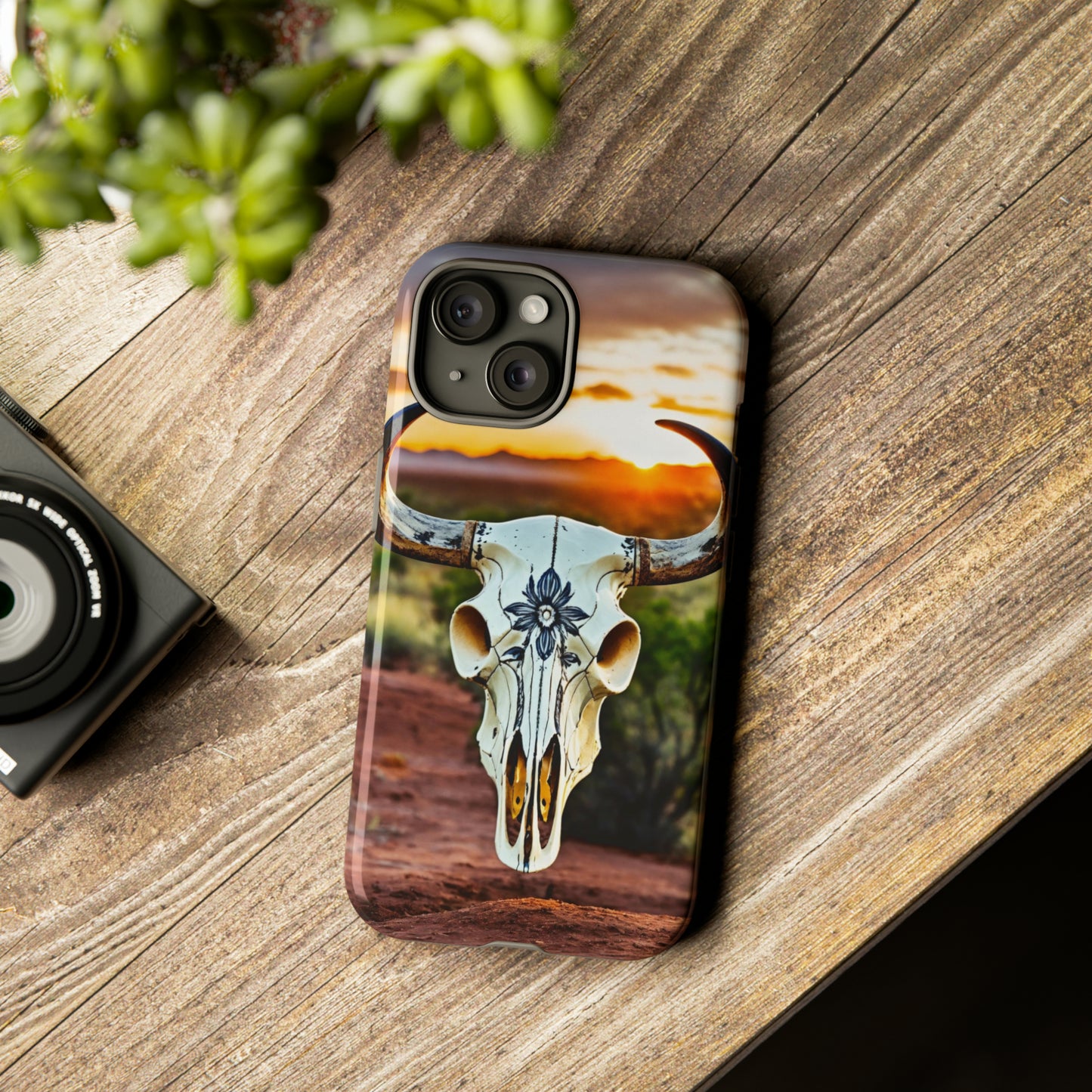 iPhone Cases - Cow Skull