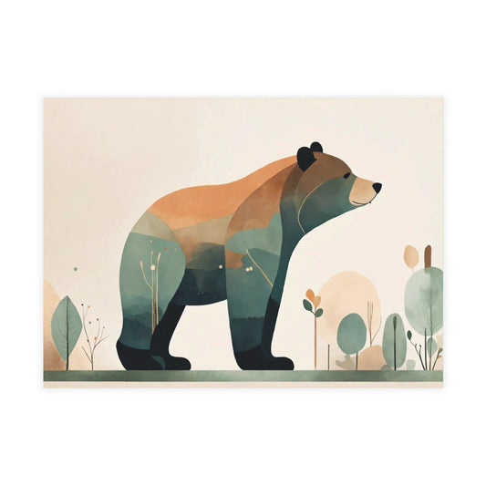 Bear Blue Postcard Bundles (envelopes not included)