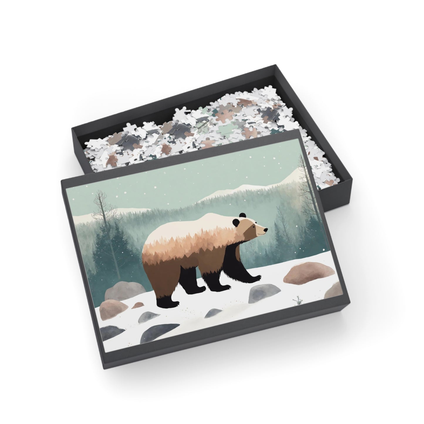 Bear in the Forest Puzzle (96, 252, 500, 1000-Piece)