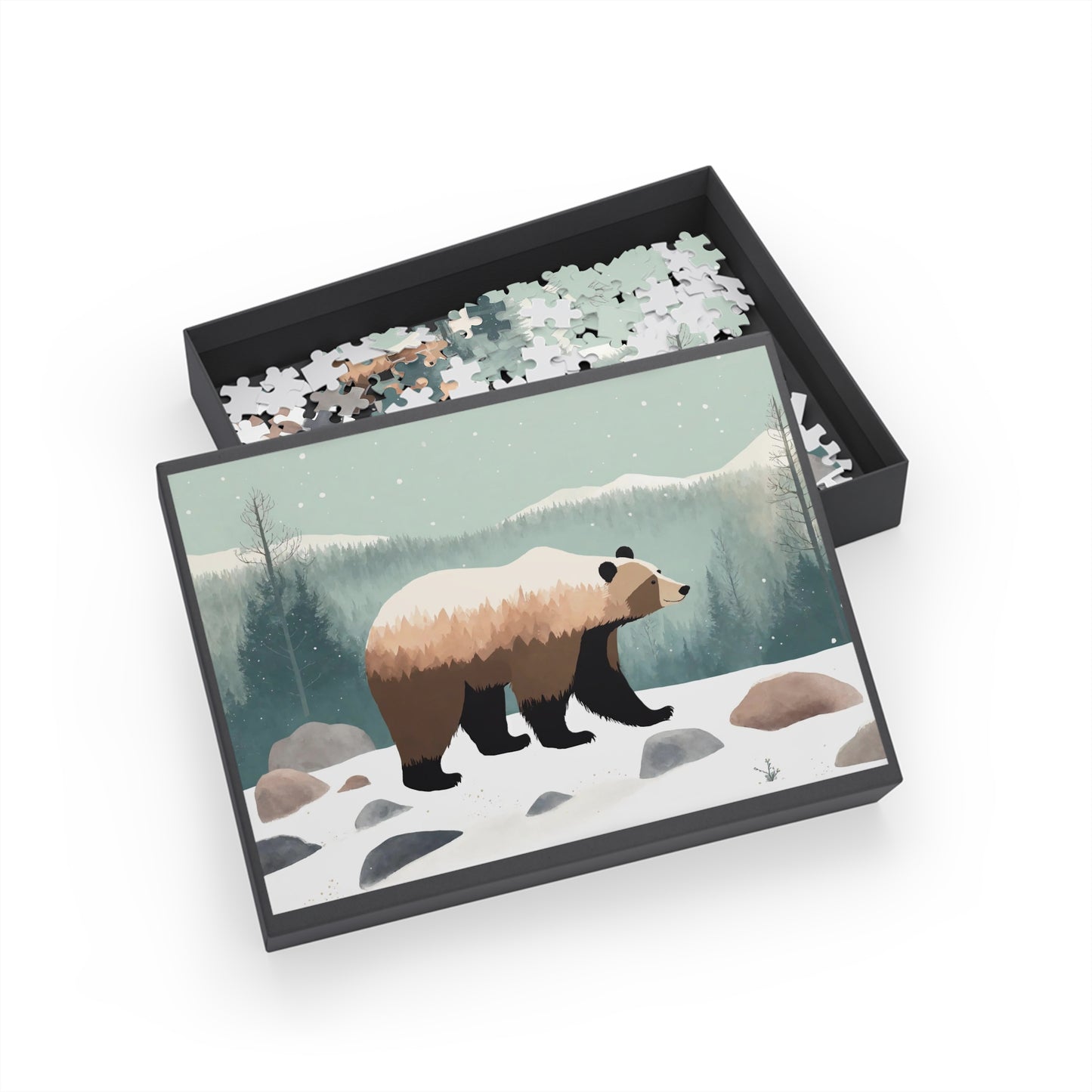 Bear in the Forest Puzzle (96, 252, 500, 1000-Piece)