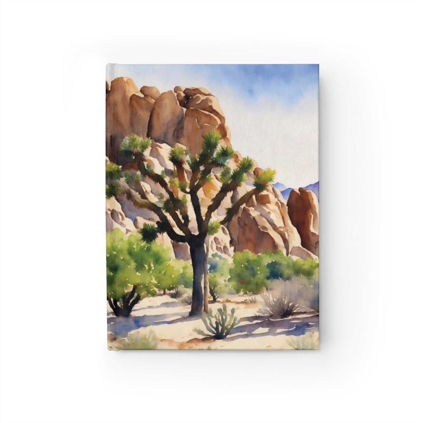 Joshua Tree in Watercolor Journal - Blank