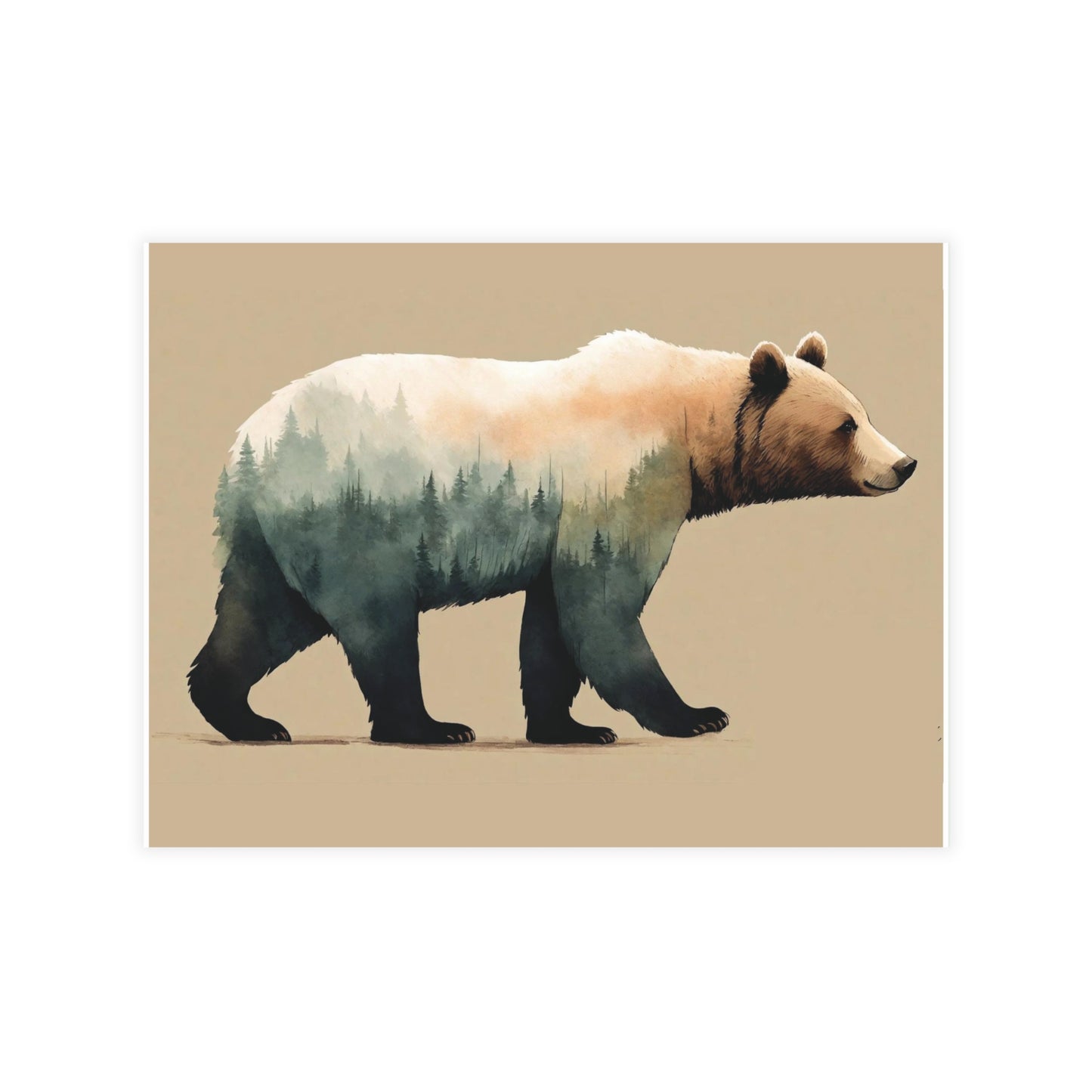 Bear of the Forest Postcard Bundles (envelopes not included)