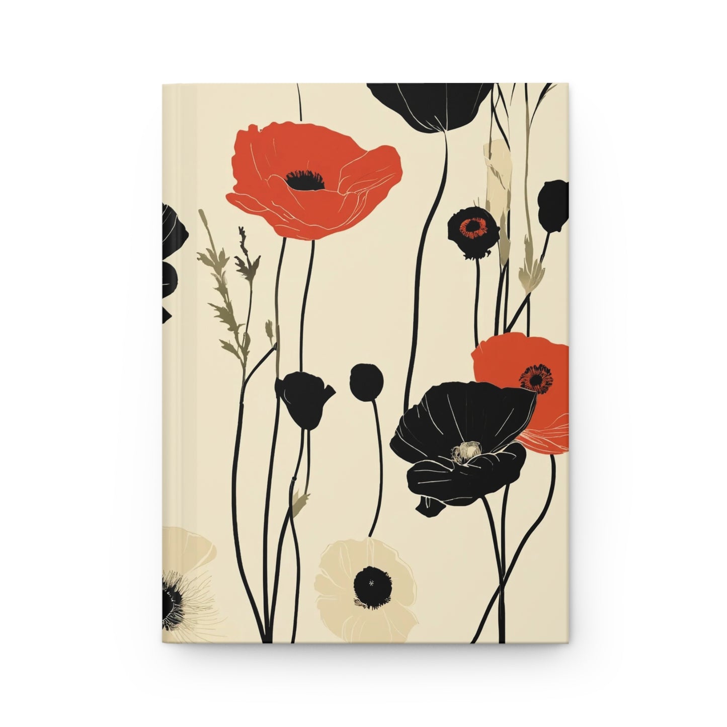 California Poppies - Hardcover Journal Matte