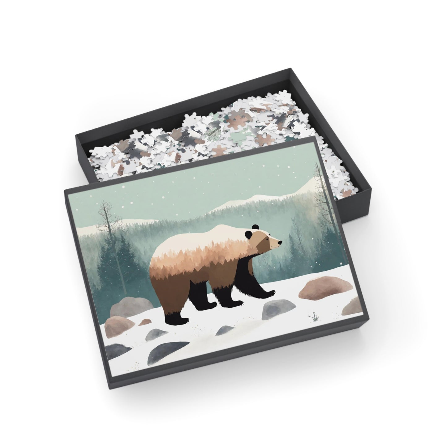 Bear in the Forest Puzzle (96, 252, 500, 1000-Piece)