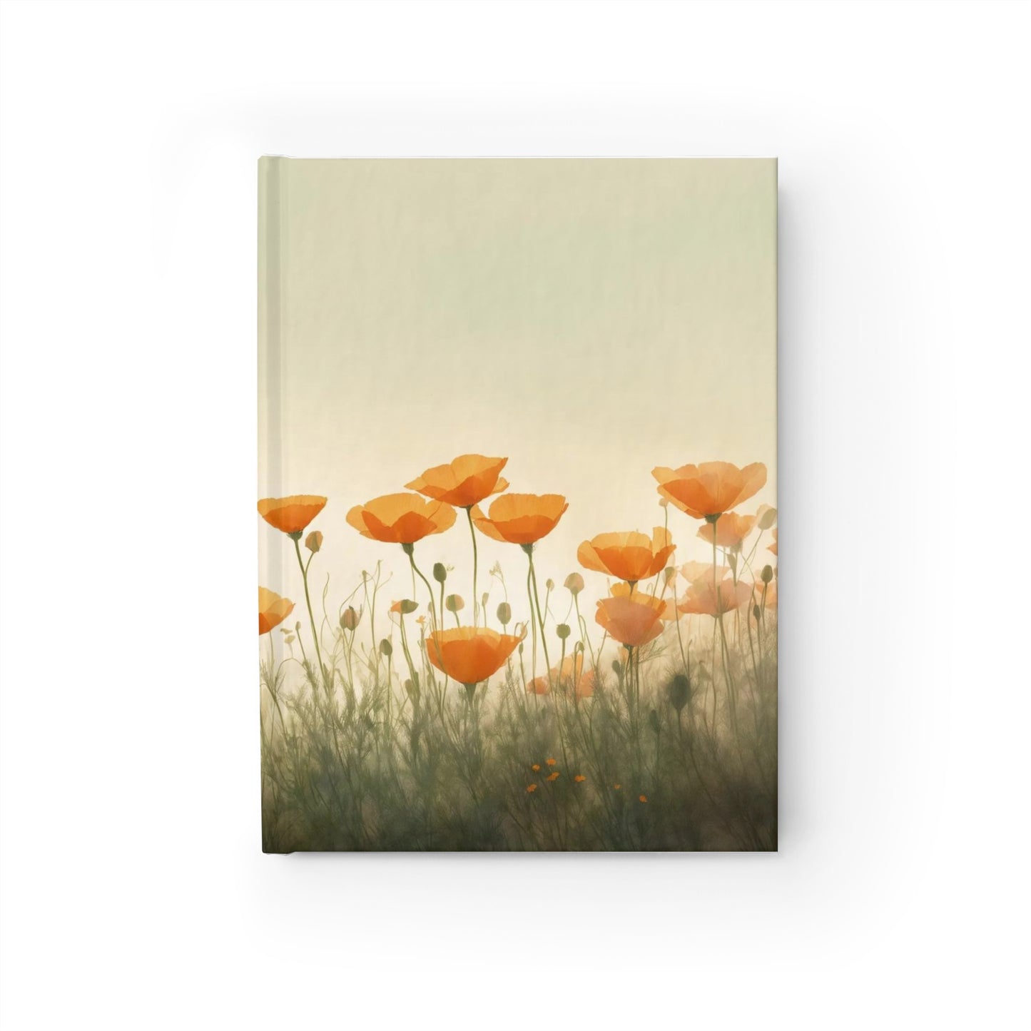 Poppies in the Mist Journal - Blank