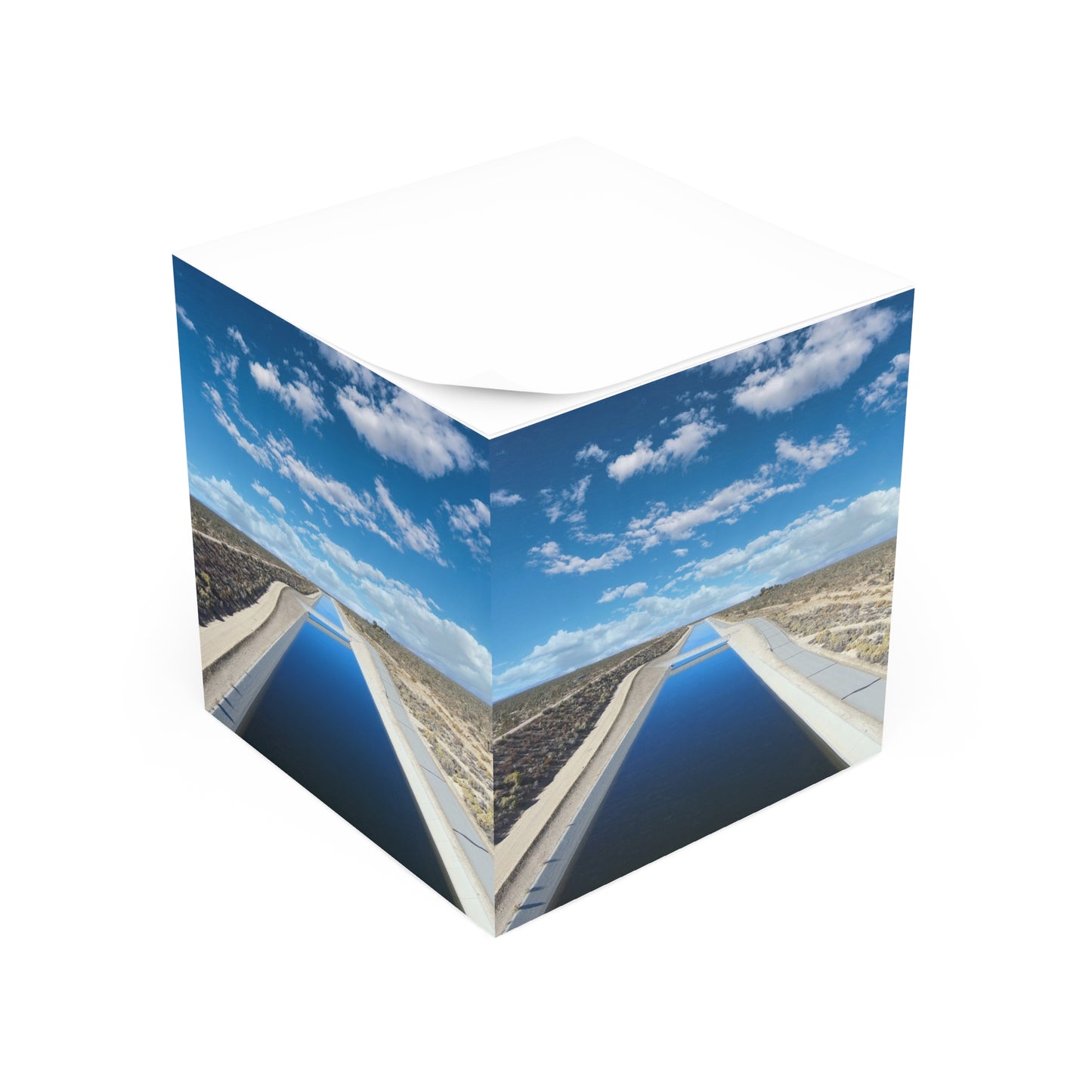 California Aqueduct Note Cube