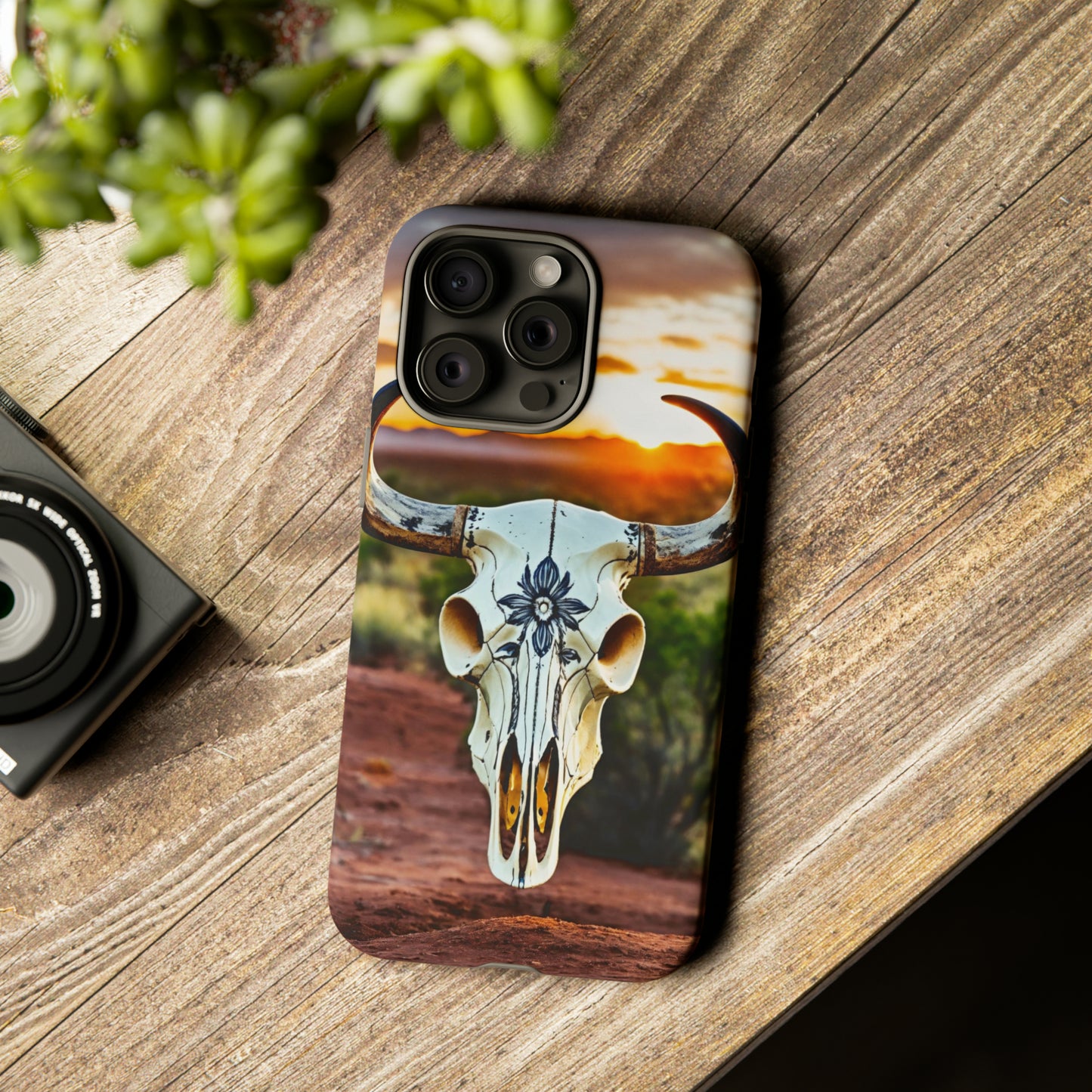 iPhone Cases - Cow Skull