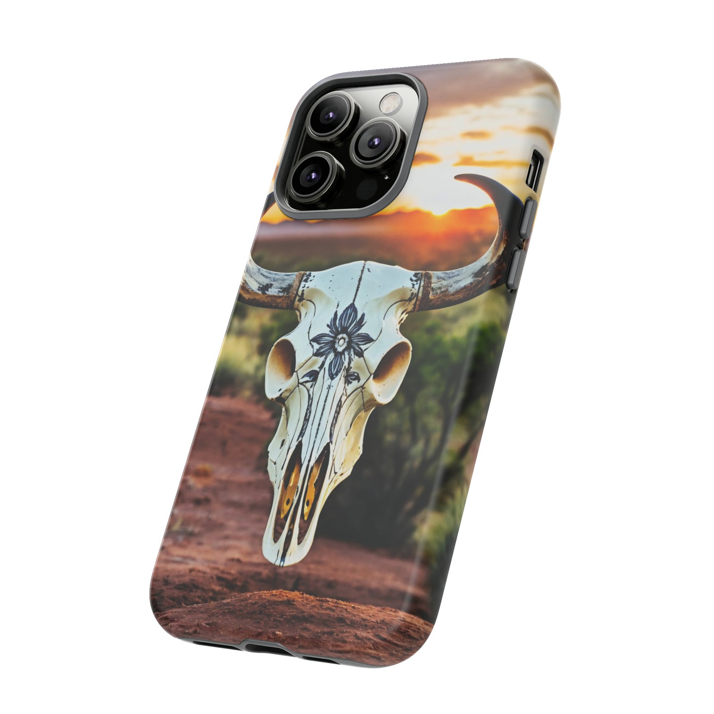 iPhone Cases - Cow Skull