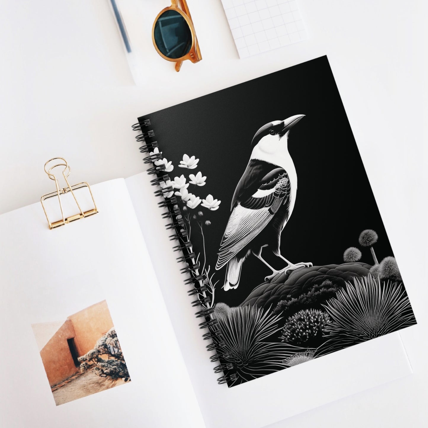 Crow Spiral Notebook