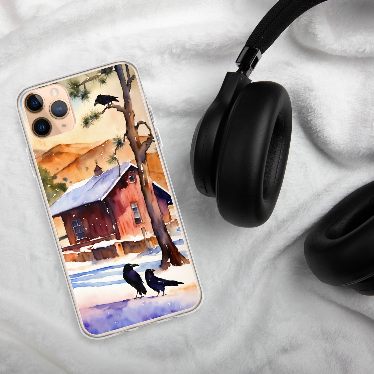 iPhone Clear Case - Ravens of Pearblossom