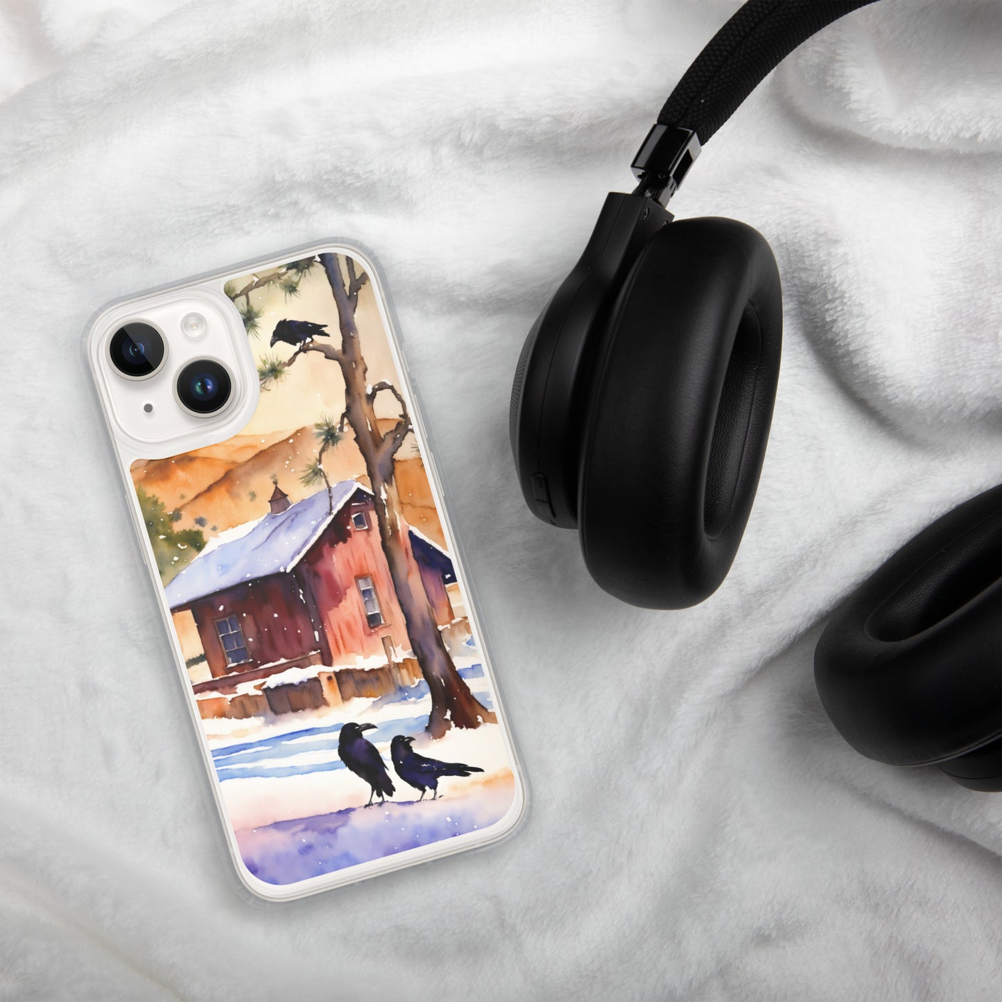 iPhone Clear Case - Ravens of Pearblossom