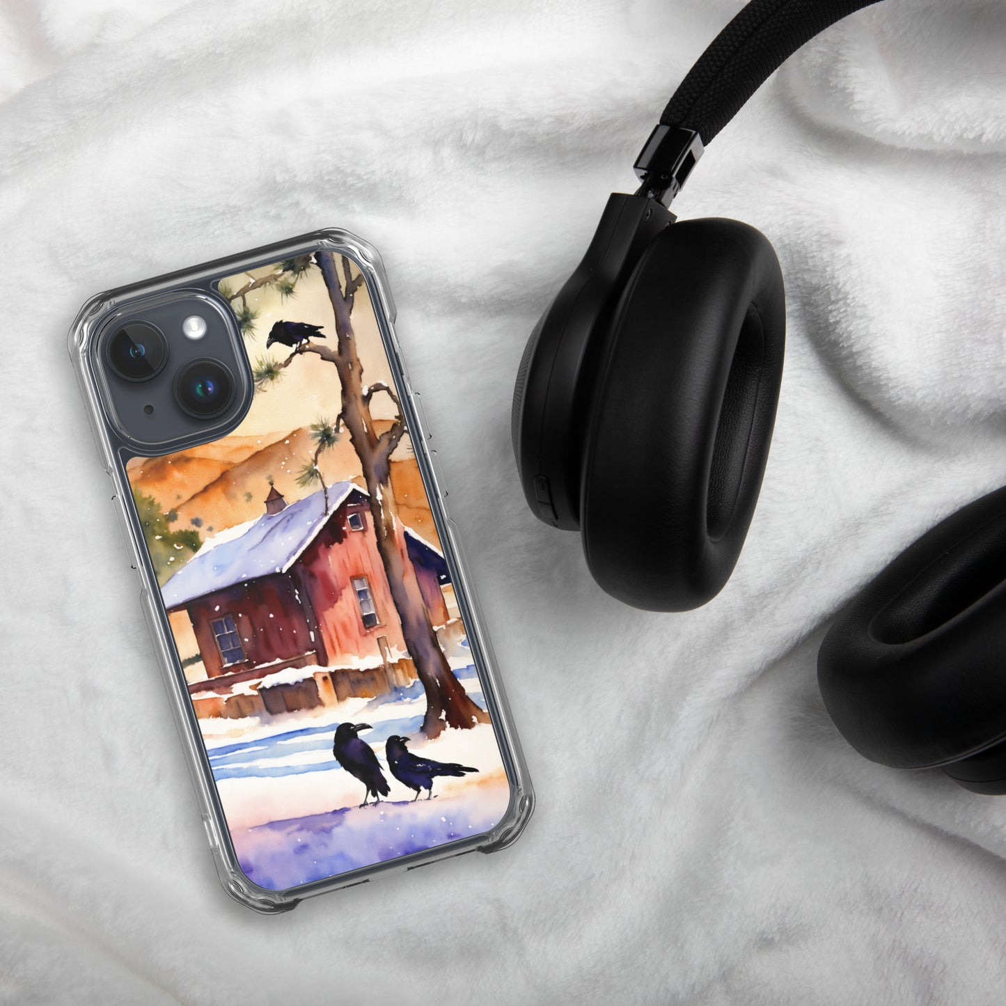 iPhone Clear Case - Ravens of Pearblossom