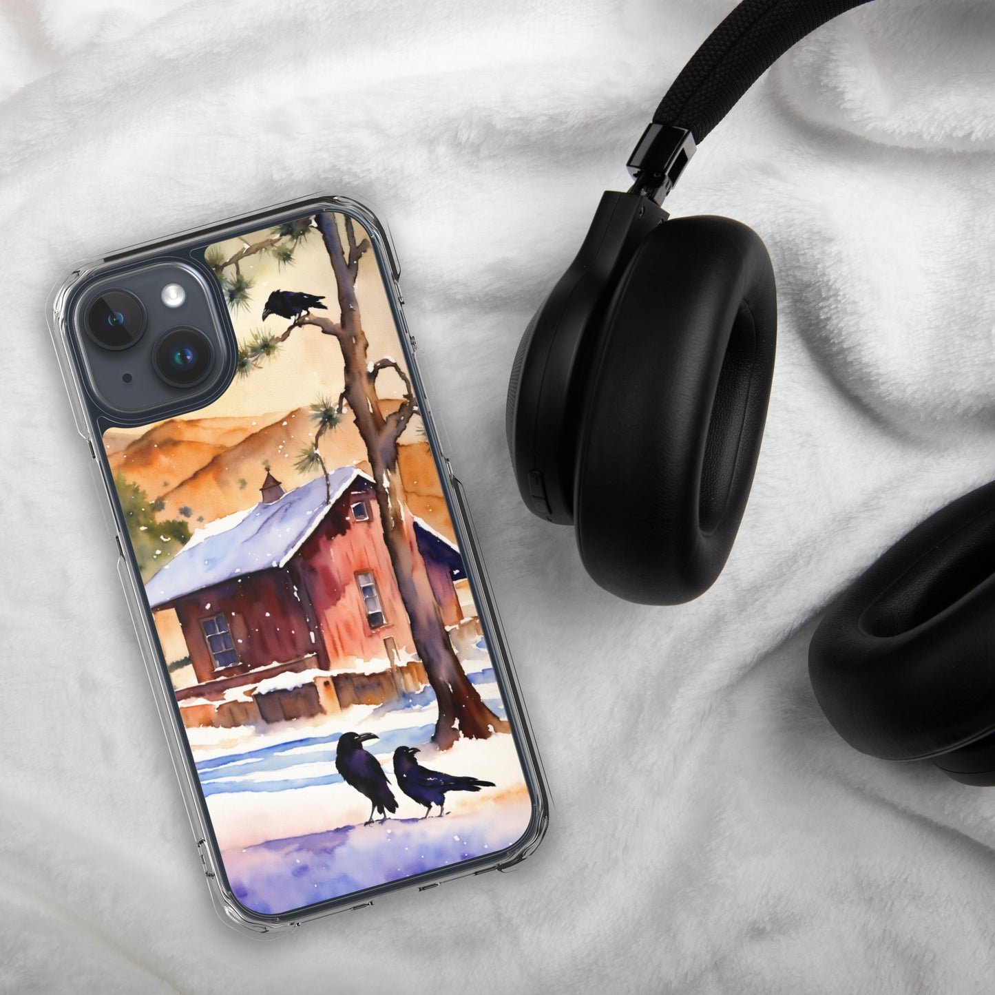 iPhone Clear Case - Ravens of Pearblossom