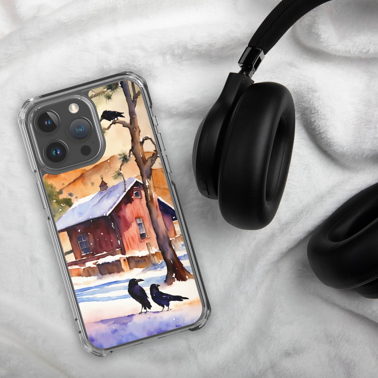 iPhone Clear Case - Ravens of Pearblossom