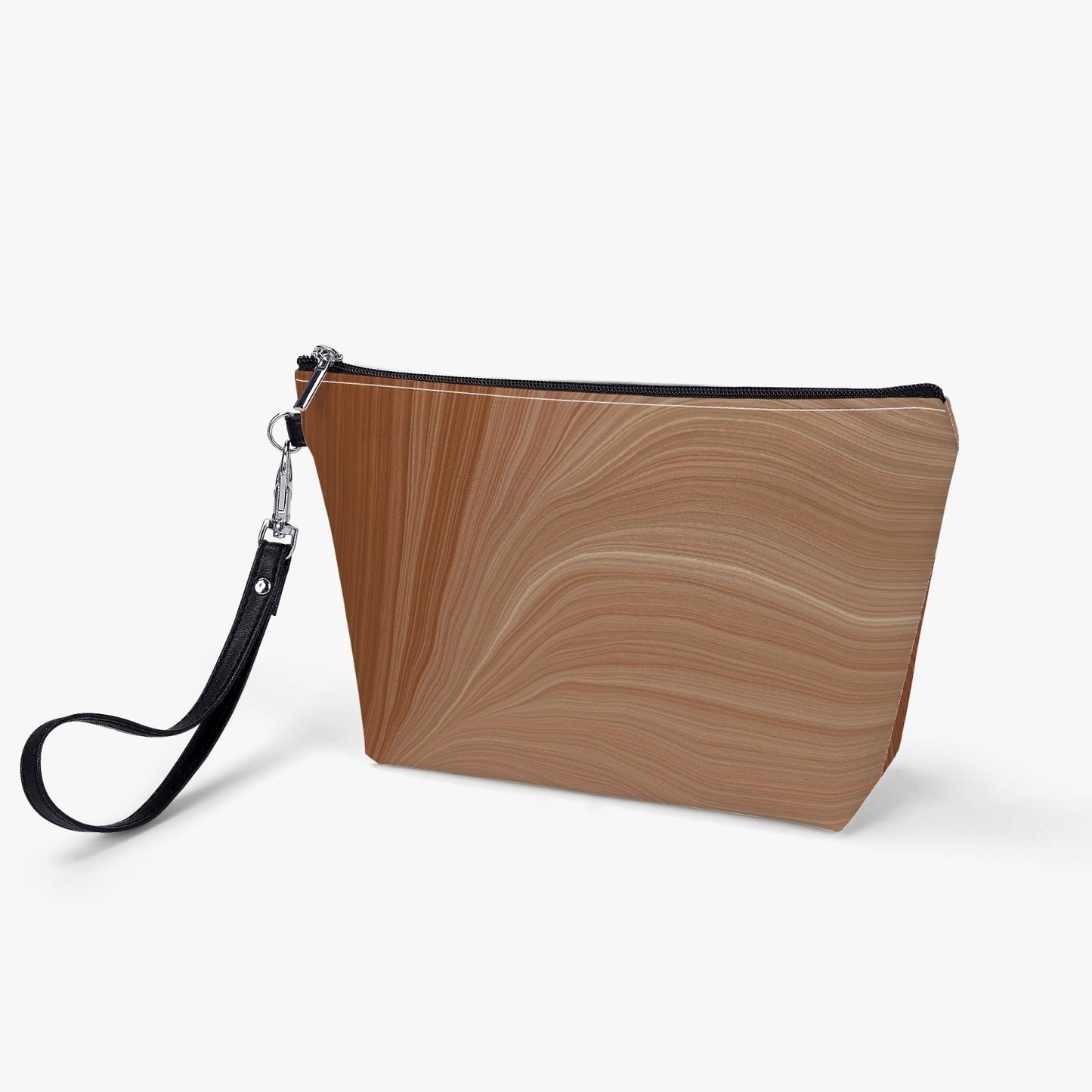 Sandstone. Zipper Sling Cosmetic Bag