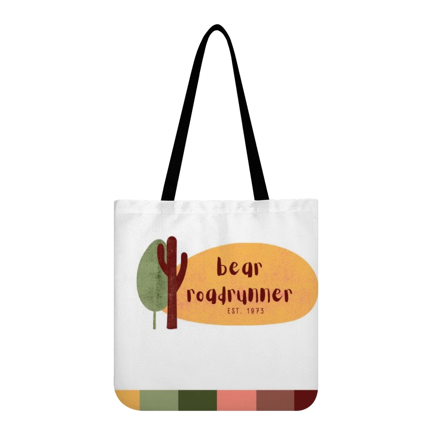 Bear Roadrunner Cloth Tote Bags