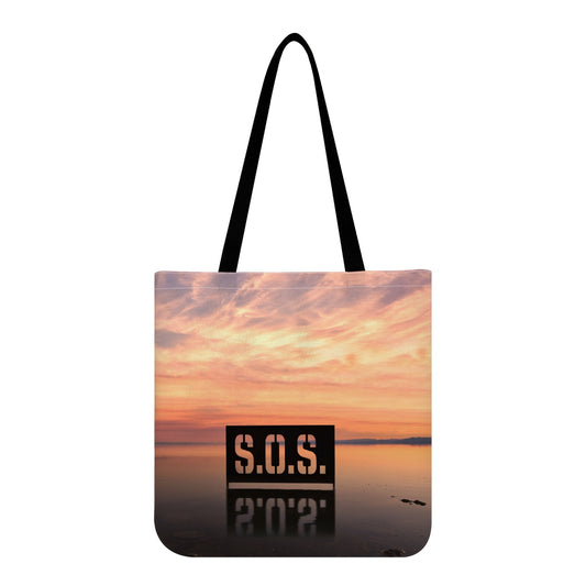 Salton Sea SOS. Regular Cloth Tote Bags