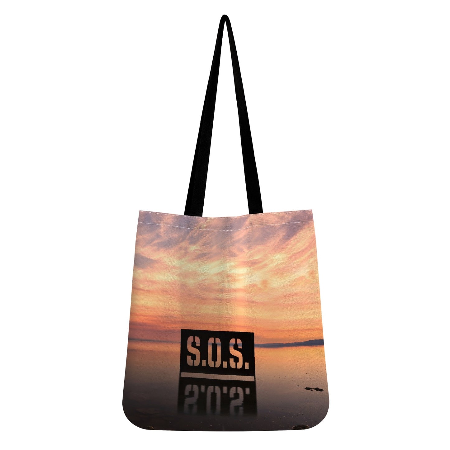 Salton Sea SOS. Regular Cloth Tote Bags