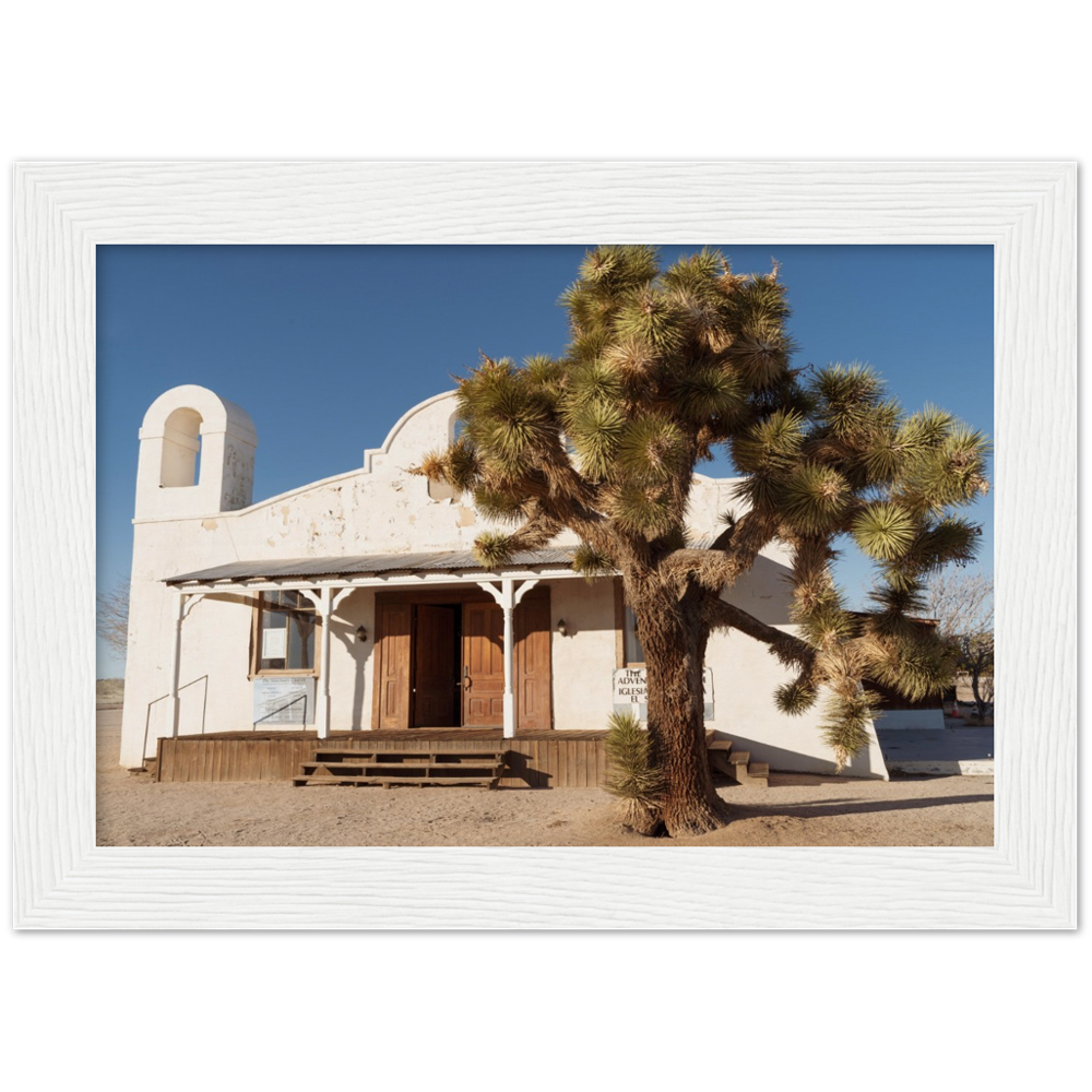 The Little White Church in Frame