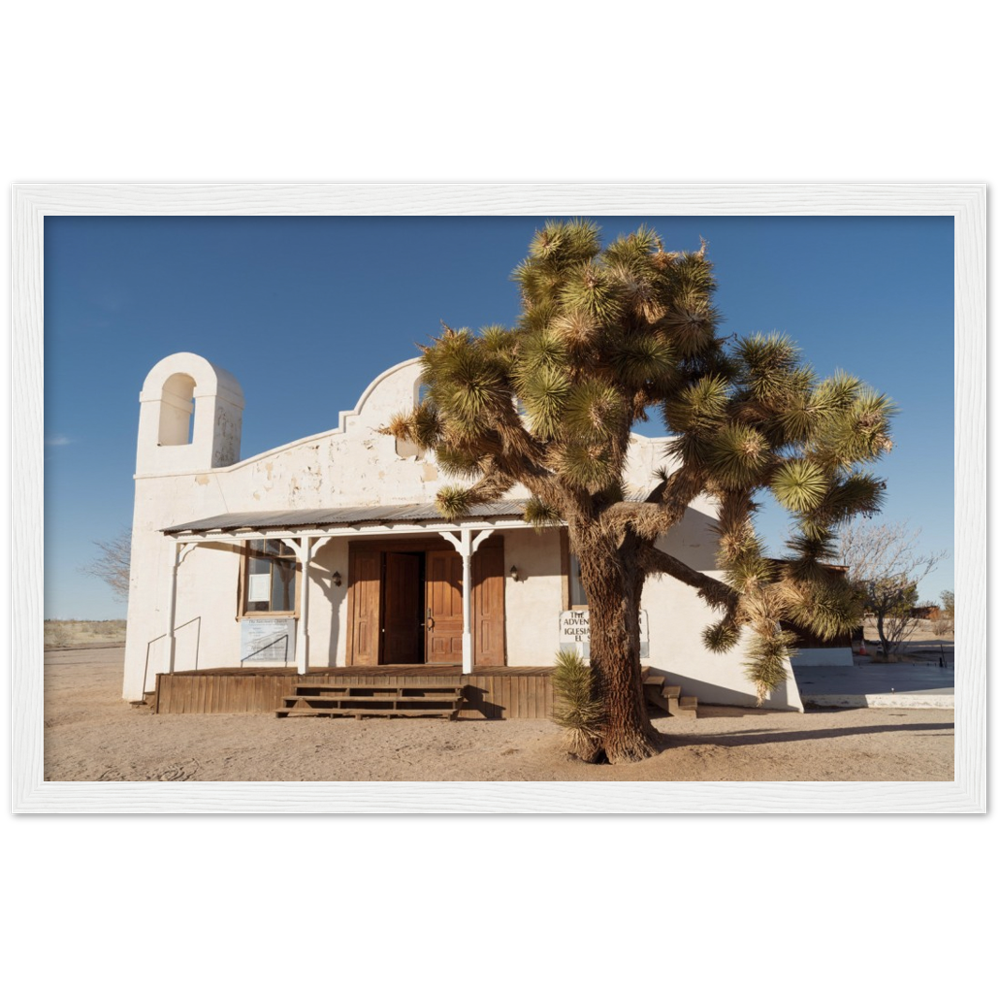 The Little White Church in Frame