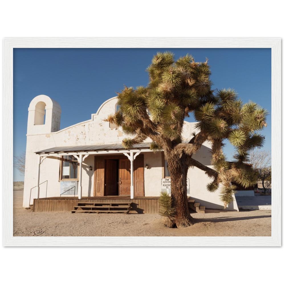 The Little White Church in Frame